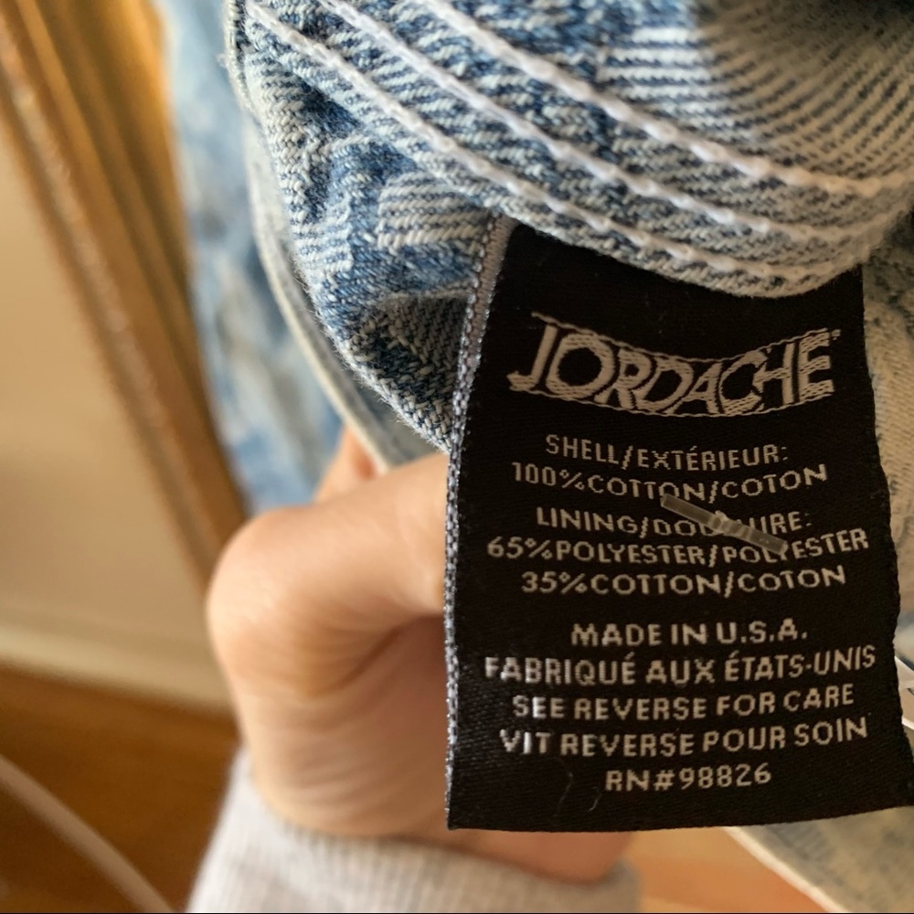 NWT jordache cropped jacket tidy Denim size XS J1 - Picture 7 of 7